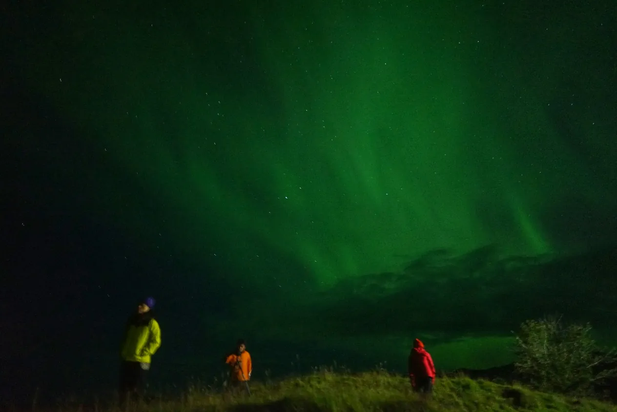Watching the northern lights