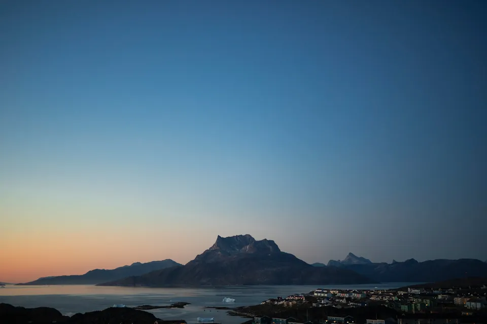 Sermitsiaq, The Iconic mountain located in Nuuk, Greenland. The Iconic mountains in Greenland are usually used as a sympol of our towns.