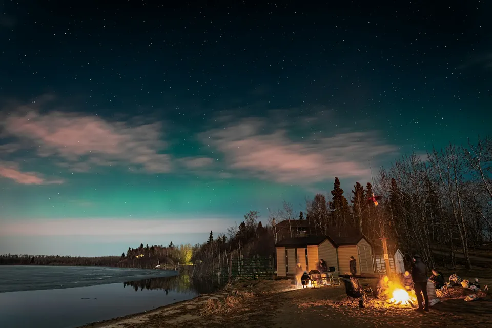 One night at Elk Island National Park, Alberta, Canada