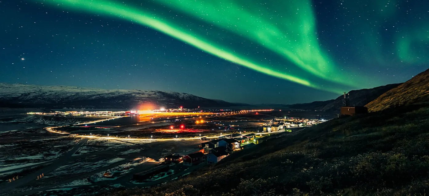 Aurora over Kangerlussuaq, Grønland