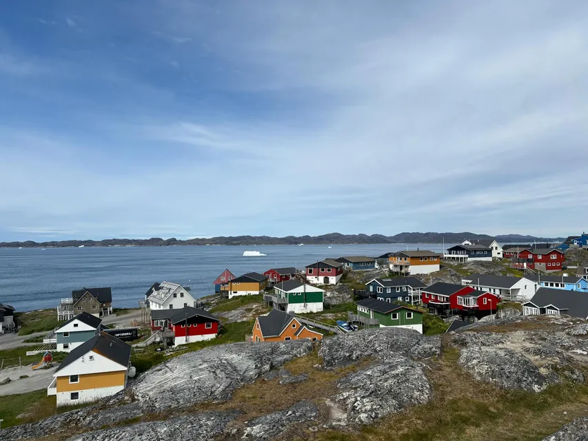 Colorful Coastal Houses in Nuuk, Greenland