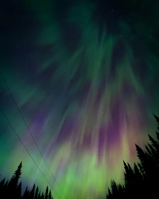 View of an Aurora Borealis