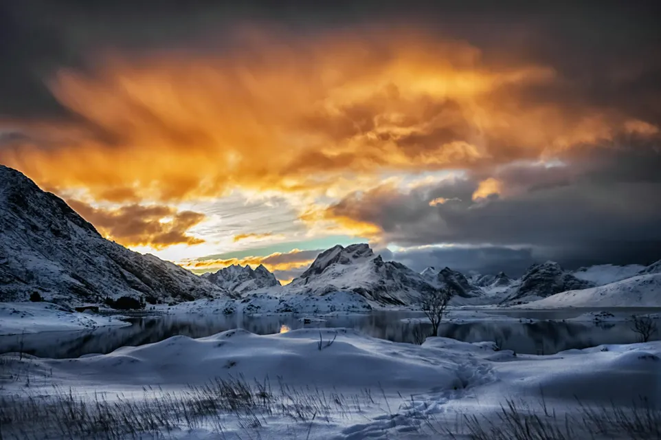 Snow Capped Mountain