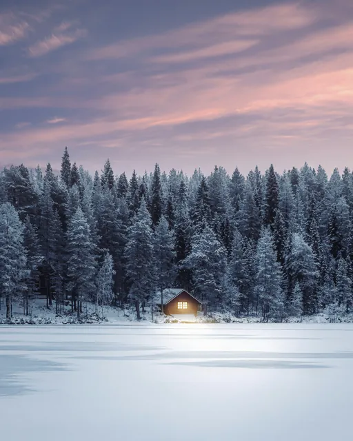 Cabin in the woods, Rovaniemi, Finland