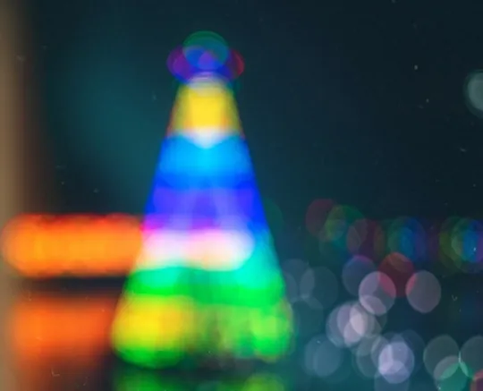 Christmas illuminations in North Pole, Alaska