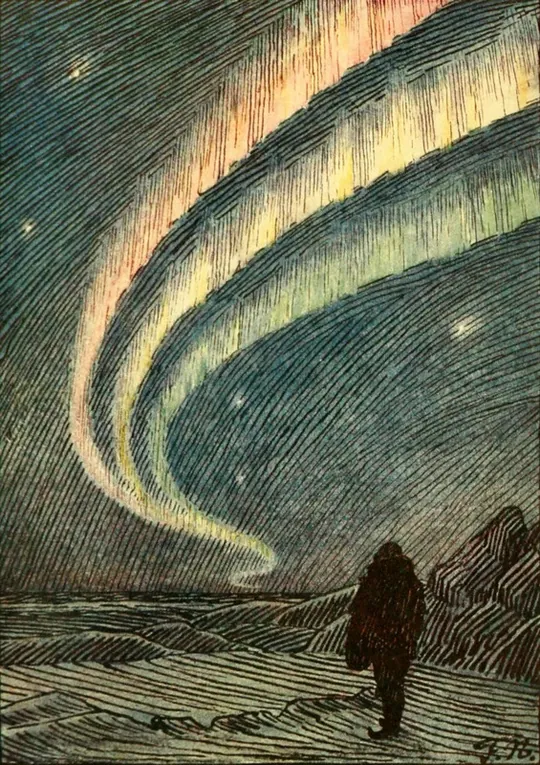 Frontispiece to Fridtjof Nansen’s In Northern Mists: Arctic Exploration in Early Times