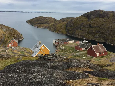 The abandoned settlement of Kangeq near Nuuk, Greenland